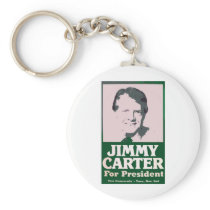 Jimmy Carter Distressed Cut Out Look Key Chains