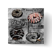 Jimmy Carter: Donuts Button