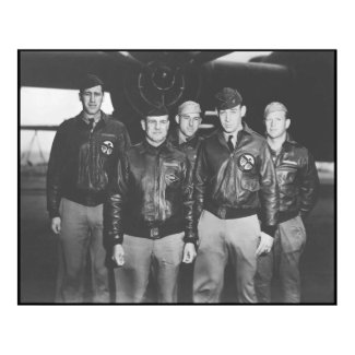 Jimmy Doolittle and His Crew -- Border print