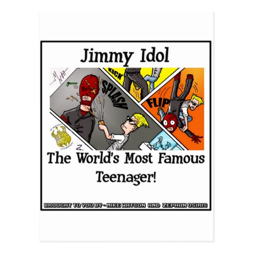 Jimmy Idol Postcard