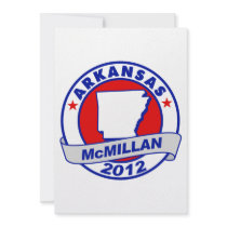 Jimmy McMillan Arkansas Custom Invitation