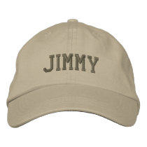 Jimmy Name Embroidered Baseball Cap / Hat
