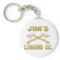 Jim's Logging Company Key Chain