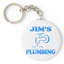 Jim's Plumbing Keychain