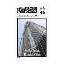 Jin Mao Tower Postage postage by reddesignhead Jin Mao Tower Postage postage