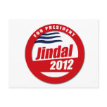 Jindal 2012 button postcards