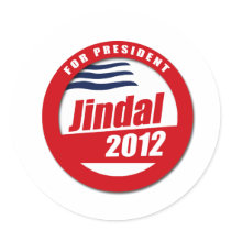 Jindal 2012 button stickers