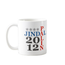 Jindal Palin 2012 mugs by SoCalTeeShirts Jindal Palin 2012 mugs