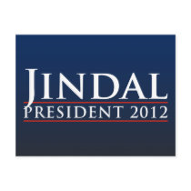 Jindal President 2012 Postcard