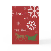 Jingle All The Way Holiday Greeting Card