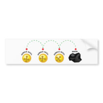 Jingle Bell, Jingle Bell, Jingle Bell, Rock! bumper stickers