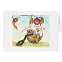 Jingle Bells Christmas Card cards