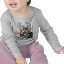 "Jingle Bells" Christmas reindeer baby shirts