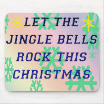 jingle bells rock mousepads by totallygraffiti jingle bells rock mousepads