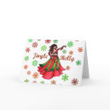 Jingle Belly Holiday Card card