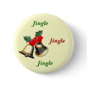 Jingle Jingle Bell Botón botones by AllHolidaysandEvents Jingle Jingle Bell Botón botones