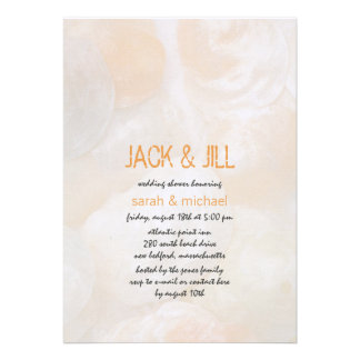 Jingle Shells Modern Jack and Jill Wedding Shower Custom Invites
