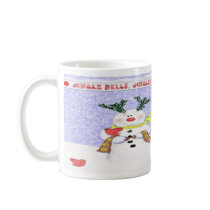 Jingle Snowman Mug mugs