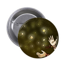 Jingle Star Pinback Button