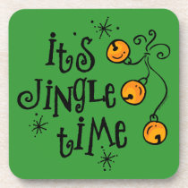 Jingle Time cork coasters