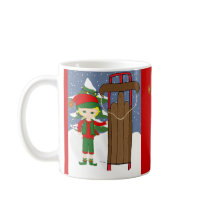 Jingles the Elf Mug by KirstenEdwards Jingles the Elf Mug