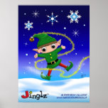 Jinglz™ Jingle Bell Elf poster (version 1)