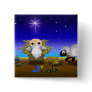 Jinglz™ Jingle Bell Lamb & Baby Jesus button