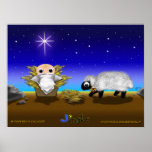 Jinglz™ Jingle Bell Lamb & Baby Jesus (version 1) Poster