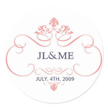 Jinnie and Mags Logo Sticker by Wkposner Jinnie and Mags Logo Sticker