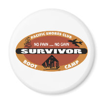 Jin's Bootcamp Survivor Logo magnets