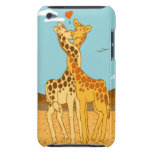 Jirafas en el caso de iPod del amor iPod Touch Funda