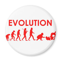 Jiu Jitsu Evolution Fridge Magnets