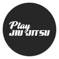Jiu Jitsu Round Sticker