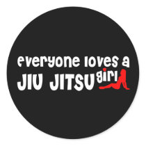 Jiu Jitsu Round Stickers
