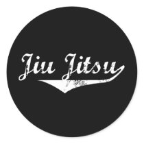 Jiu Jitsu Round Stickers