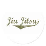 Jiu Jitsu Round Sticker