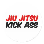 Jiu Jitsu Round Sticker