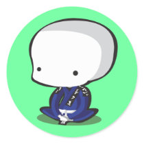 Jiu Jitsu Round Stickers