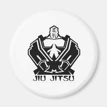 Jiu Jitsu - The Fighter Prepares Magnets