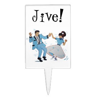 Jive dancing cartoon