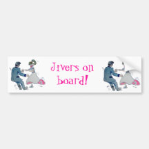 Jive Fun! swing dancing rock and roll Bumper Stickers