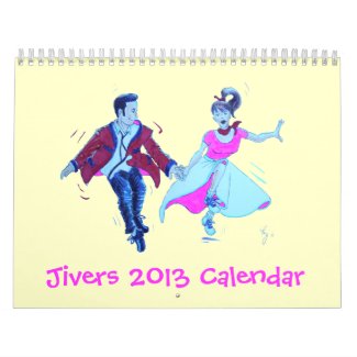Jivers Dance Cartoon Calendar