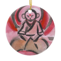 Jizo the Monk Meditates Ornament ornaments