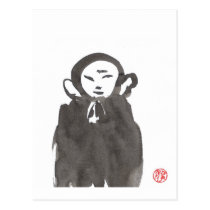 Jizo the Monk Postcard postcards