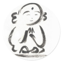Jizo the Monk Stickers