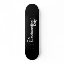 JJ Skate Go Skateboarding Day black by jjskate JJ Skate Go Skateboarding Day black