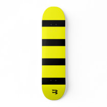 JJ Skate Striped yellow/black skateboards