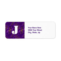 JjParade Amazing Grape Custom Return Address Labels