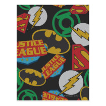 justice league heroes, batman, dc comics, dc comic books, Postcard with custom graphic design