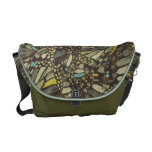 JNS Butterfly Wing Print Messenger Bags